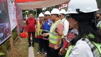 Bupati Minahasa laksanakan Ground Breaking RPIP di Pusat Kota Tondano, Jumat 18 Agustus 2023.( Foto Kominfo)
