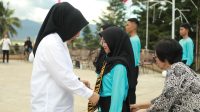 Wali Kota Kotamobagu Ir Hj Tatong Bara, menghadiri Peringatan Hari Anak Nasional Tahun 2023.(Foto:Kominfo)