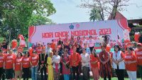 Acara puncak Peringatan Hari Anak Nasional (HAN) Tahun 2023 Tingkat Provinsi di Nusantara Dian Centre (NDC) Resort and Spa Manado, Senin (21/8/2023). (Foto: Adi Sururama)