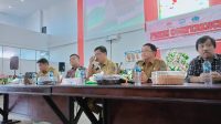 Konferensi Pers Konas XVI FK-PKB PGI di Aula Kantor Pucuk Pimpinan KGPM, Kota Manado, Selasa (29/8/2023). (Foto: Adi Sururama)