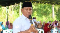 Walikota Tanjungbalai saat memberikan sambutan, Rabu (30/8/2023).