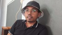 Koordinator JPPR Kota Bitung, Arham Lakue. (Fto/Yaser)