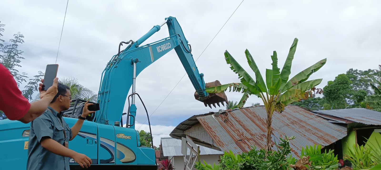 Eksekusi Lahan Eks HGU PT Kinaleosan (Fto/Yaser)