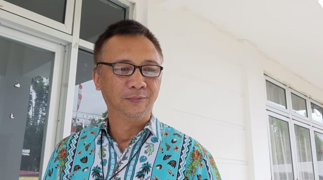 Ketua Divisi Penyelenggara Pemilihan KPU Bitung Yunoi Rawung. (Fto/Yaser)