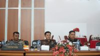 Wakili Kapolres Minahasa, Wakapolres Yindar Hadiri Rapat Paripurna DPRD Minahasa, Rabu 16 Agustus 2023.(foto:david)