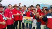 Pacu Kuda Persatuan Olahraga Berkuda Seluruh Indonesia (Pordasi) Sulut di Gelanggang Pacu Kuda Kandi, Sawahlunto,.Sumatera Barat (Sumbar), Minggu (3/9/2023) kemarin. (Foto: Pordasi Sulut)