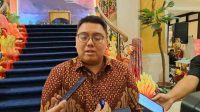 Rio Dondokambey saat diwawancarai awak media di penutupan Discover North Sulawesi di Hotel Borobudur Jakarta, Jumat (29/9/2023)