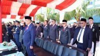 Pj Bupati Mitra Hadiri Upacara Peringatan HUT TNI ke 78 di Lapangan Makodam XIII/Merdeka Manado, Rabu 05 Oktober 2023