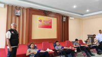 Bakti sosial di Aula Polres Minahasa Tenggara, Senin (2/10/2023)