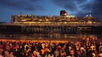Kedatangan MV Queen Merry II di Pelabuhan Bitung (Dokumentasi Dinas Pariwisata Kota Bitung)